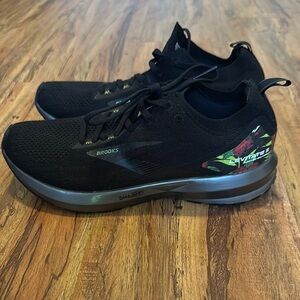 Brooks Black and Silver Running Shoes